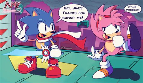 Amy CD Part 2 - Roseverse AU by KitareHamakura : r/SonicTheHedgehog