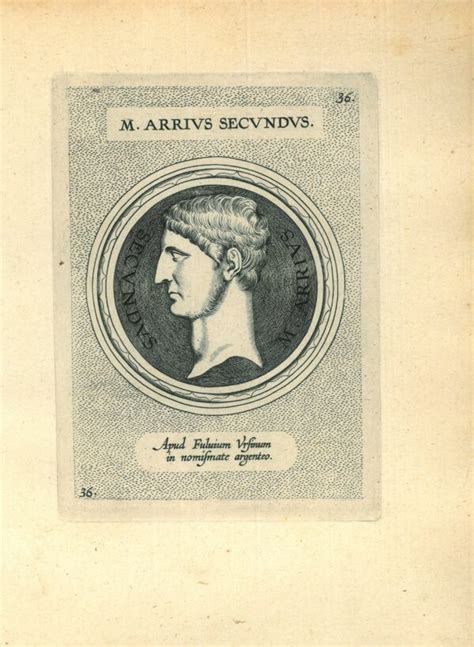 portrait  marcus arrius secundus birth unknown   bc
