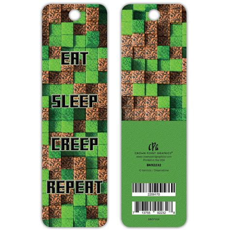 Eat Sleep Creep Repeat -bookmark – Crown Point Graphics