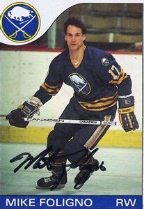 Mike Foligno 1985 Topps Autograph #17 Sabres | eBay