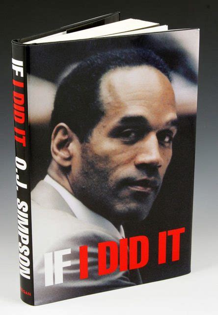 Original OJ Simpson "If I Did It" book up for auction. Only a few in ...