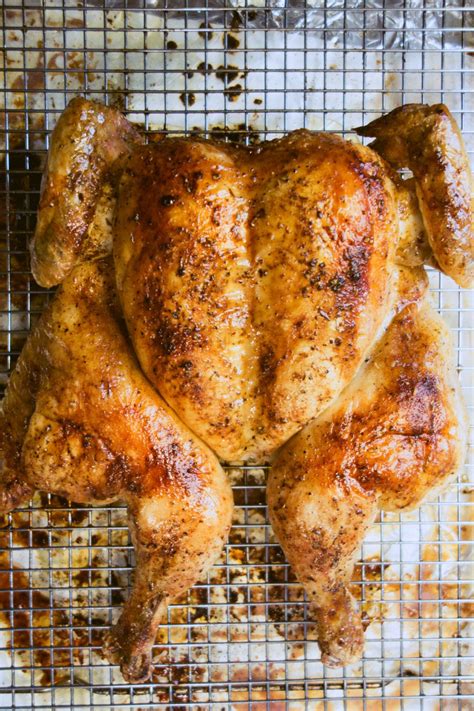 how long does it take to cook a spatchcock chicken
