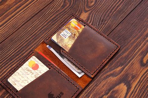 wallet pattern  leather wallet card wallet pattern etsy