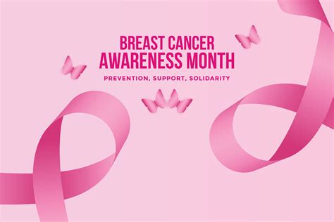 gradient breast cancer awareness month background 50666984 Vector Art