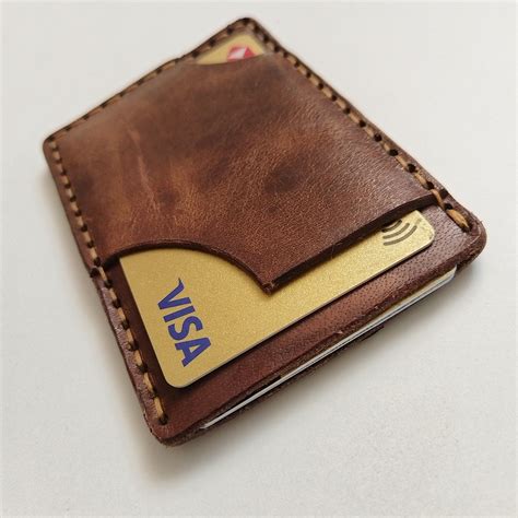 Leather Card Holder Pattern - Wallet Template