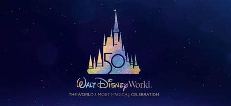 Disney 50 Anos Png - D23 - Revelado logo dos 50 anos da Disney World - Pelo Mundo Disney