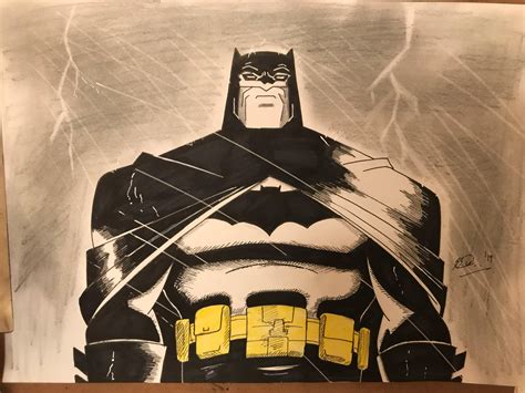TDKR Batman is Best Batman. Art by me. : r/batman