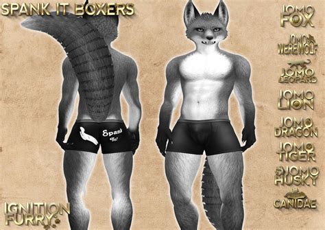 Second Life Marketplace - Ignition Spank It Boxers Furry Demo
