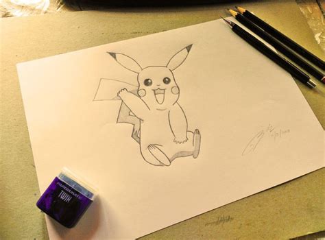 Pikachu Pencil Drawing at PaintingValley.com | Explore collection of Pikachu Pencil Drawing