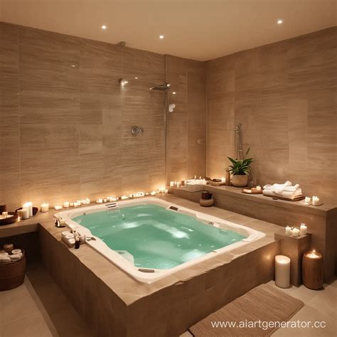 Relaxing Home Spa Experience with Luxurious Treatments | AI Art Generator
