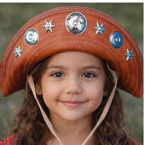 Chapéu De Lampião Infantil - Chapéu de Cangaceiro Infantil Lampiao / Maria Bonita / Couro / Baulado