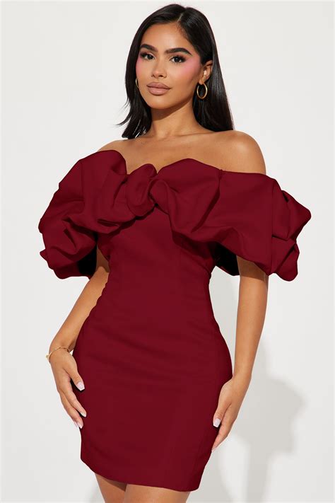 Parisian Nights Mini Dress - Wine | Fashion Nova