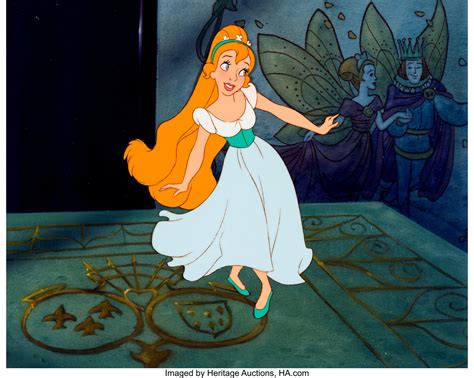 Thumbelina Color Model Cel and Concept Drawings Group of 4 | Lot #17881