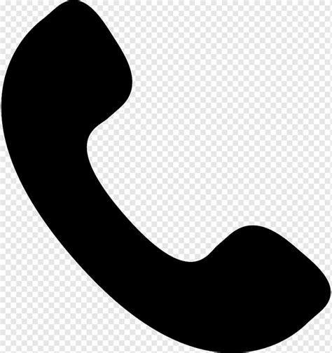 a black phone icon on a transparent background png clipart free for personal use