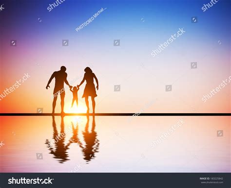 Happy Family Together Parents Their Child Stock Photo (Edit Now) 183225842