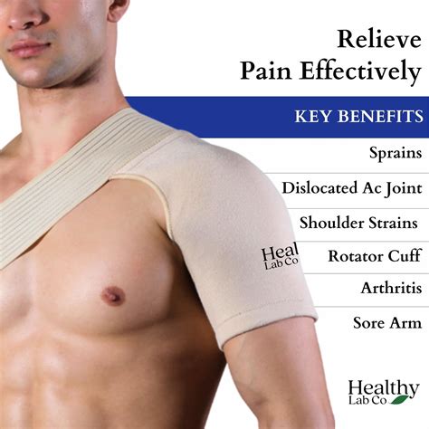 Cream Compression Shoulder Brace – Healthy Lab Co