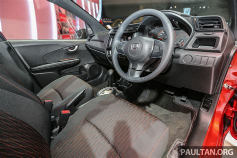 Honda Brio RS interior launched in Indonesia