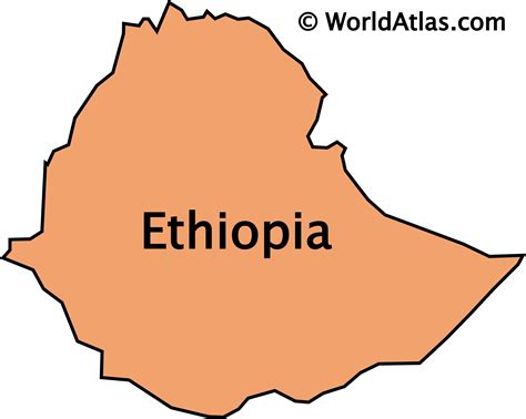 Ethiopia In World Map