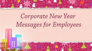 Corporate New Year Messages for Employees 2025 Messages