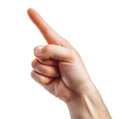 pointing    thumb