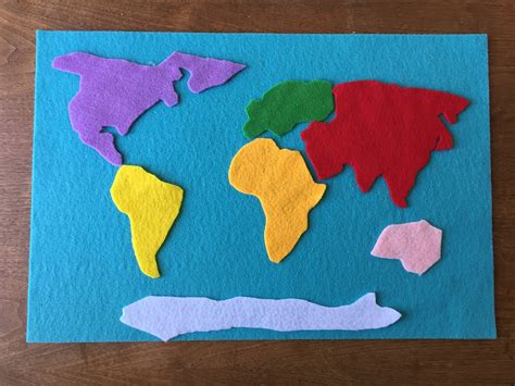 PDF: Continents template | Etsy