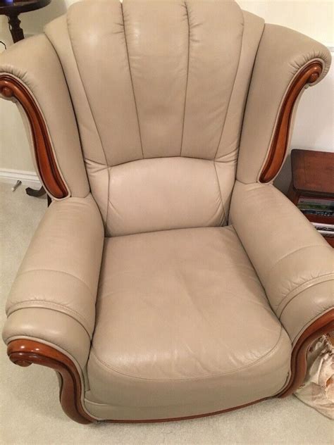 Italian Leather Armchair | in Portslade, East Sussex | Gumtree