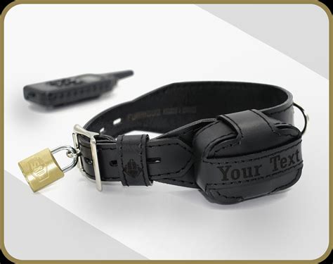 Leather Locking Shock Collar Custom BDSM Training Collar - Etsy
