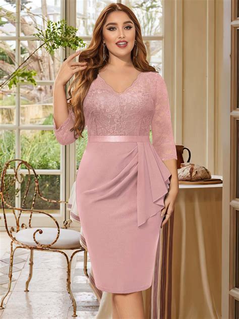 Plus Size Cocktail Wear Curve | Plus Size Dresses For Women | Ladivine