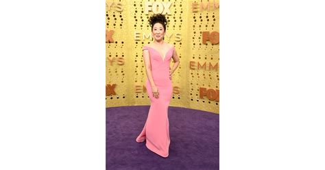 Sandra Oh at the 2019 Emmy Awards | The Sexiest Dresses at the Emmys 2019 | POPSUGAR Fashion ...