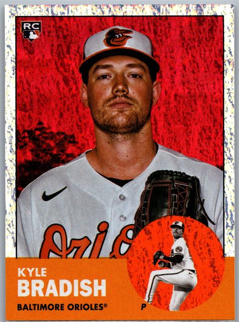 topps archives  topps design kyle bradish  red hot foil