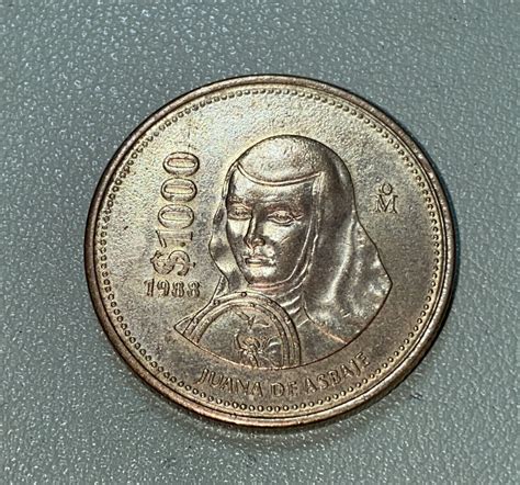 Mavin | 1988 Mexico Mexican 1000 Pesos Asbaje Eagle Snake Coin Better ...