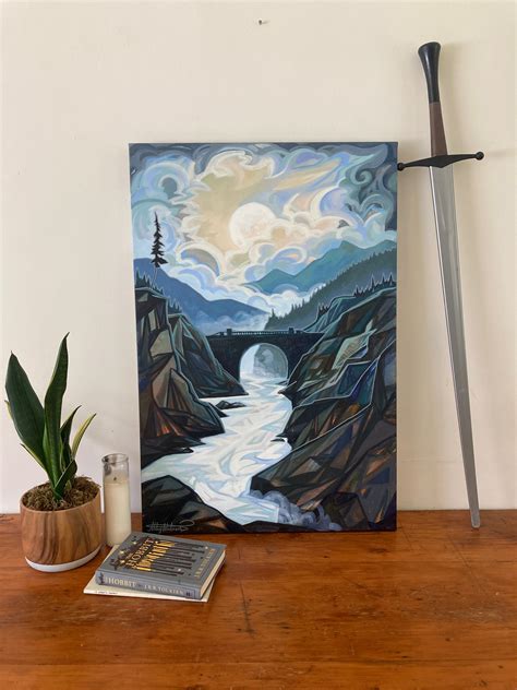 A Wandering Moon - Original Painting – Abby Wilson Art