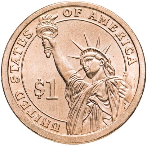 США 1 доллар (dollar) 2011 Президент США - Улисс Грант (1869-1877) знак ...