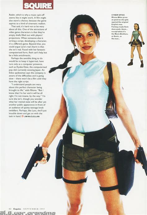 1997 - Esquire Magazine - Rhona Mitra - Tomb of Ash