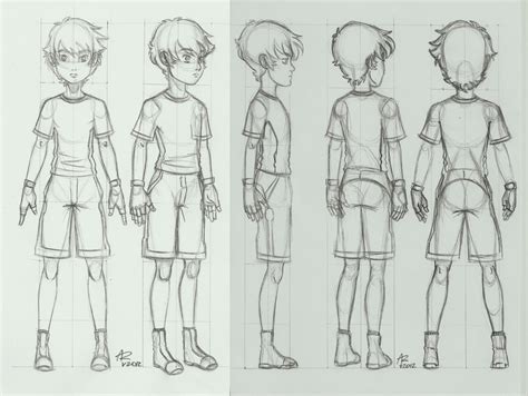 character turnaround  aleru   deviantart