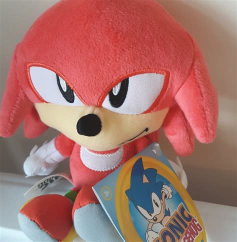 Sonic the Hedgehog Knuckles Plush 8" with Tags Sega Jakks Pacific | #4607879126