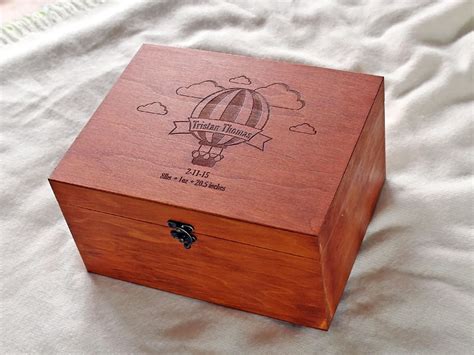 Personalized Baby memory box Baby keepsake box Custom memory | Etsy