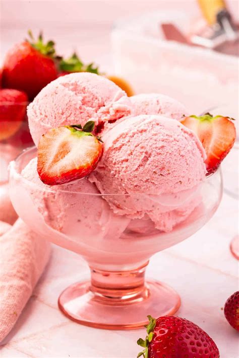 Strawberry Ice Cream Container