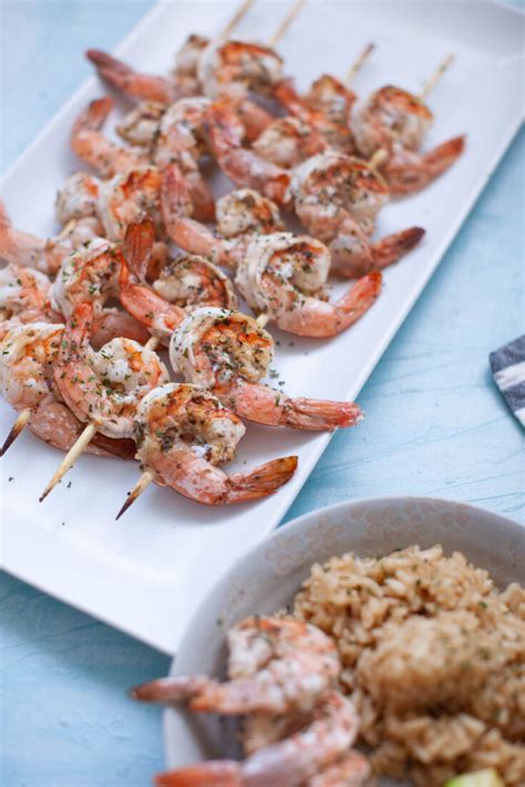 Grilled Shrimp Skewers - A Joyfully Mad Kitchen