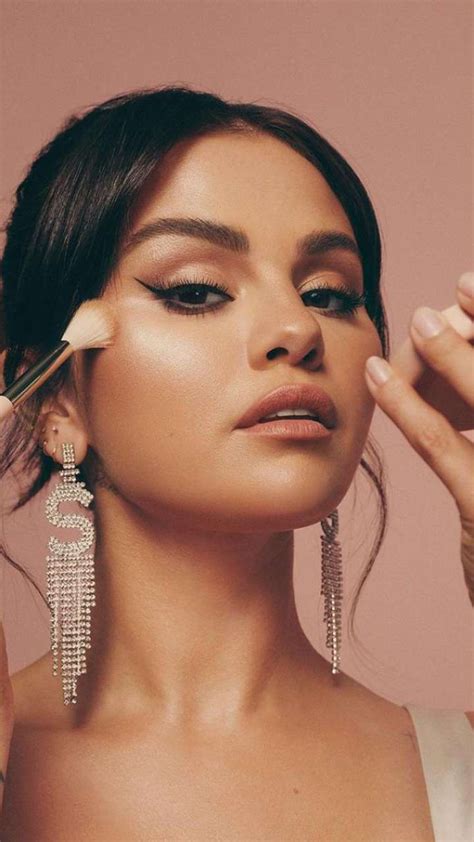 selena gomez inspired glam makeup