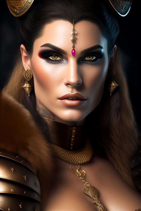 Lexica - MIlena Velba as a barbarian warrior, legendary warrior