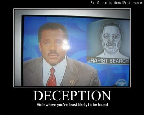 Deception - Demotivational Poster