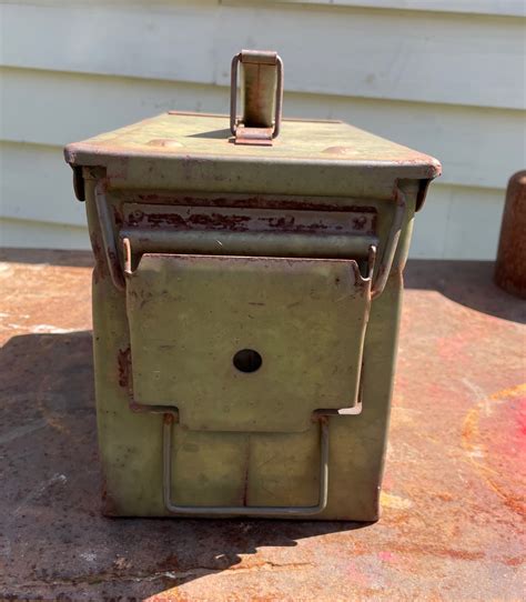 Vintage SCF Military Metal Ammo Box | Recycling the Past - Architectural Salvage