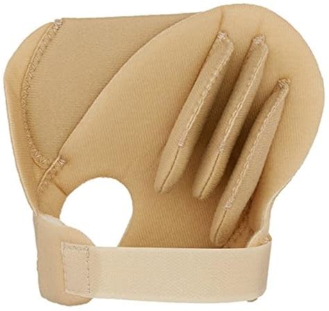 rolyan sof foam palm shield   hand foam contracture cushion