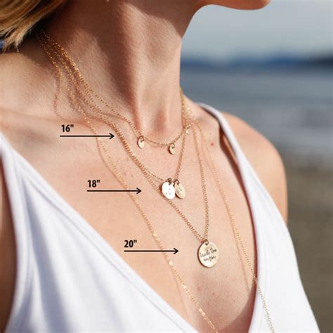 Necklace Length Guide – Ebb + Flow Jewelry