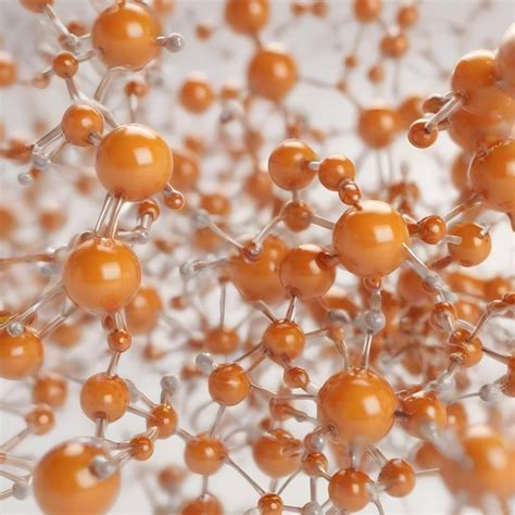 Premium Photo | Vitamin C molecular structure Concept 3D illustration