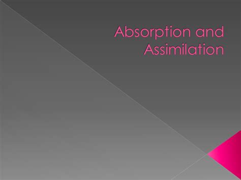 Digestion-Absorption and assimilation | Teaching Resources