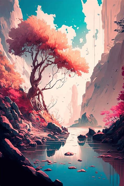Peaceful landscape scenery by midjourney – Artofit