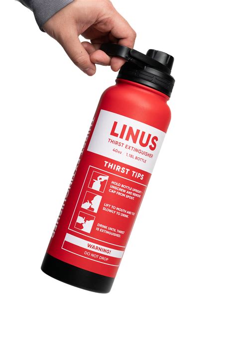 Thirst Extinguisher Insulated Water Bottle - Whenplane LTTStore Watcher