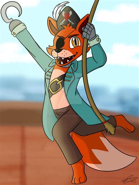 Pirate foxy by rainbowlilyartist on DeviantArt